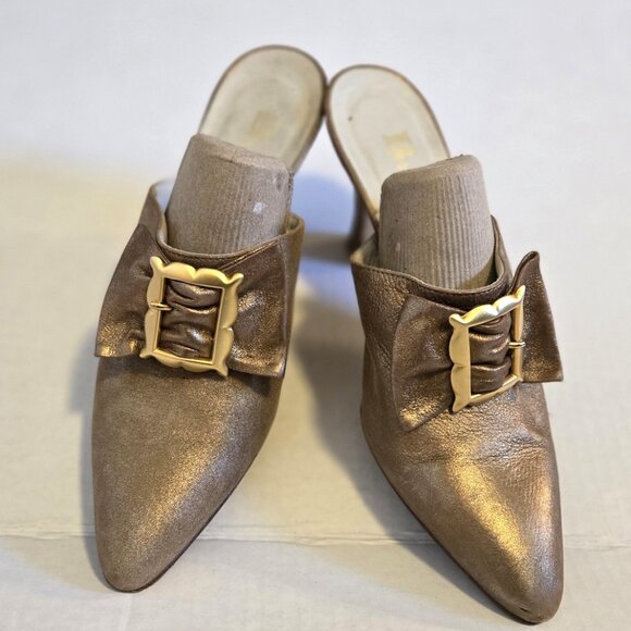 Gorgeous butter soft leather mules/slides from Browns size 38 - Picture 3 of 12